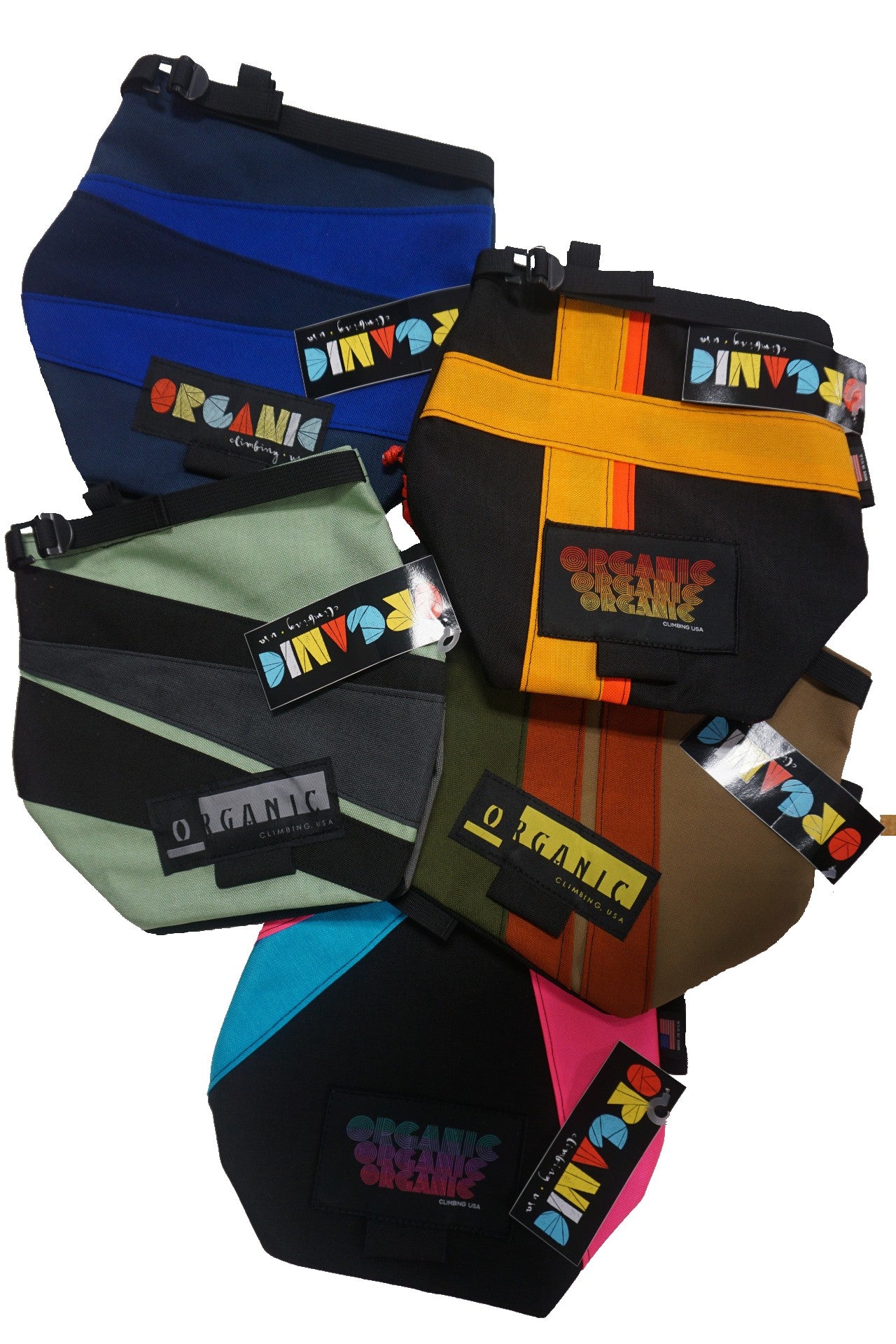 Lunch Bag Chalk Bucket- Customizable Colors – Organic Climbing