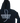 ROLLER PRINT HOODY - Gray Fade