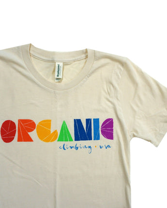 T-Shirt mit Blockprint und Regenbogen-Print