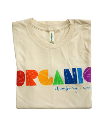 T-Shirt mit Blockprint und Regenbogen-Print