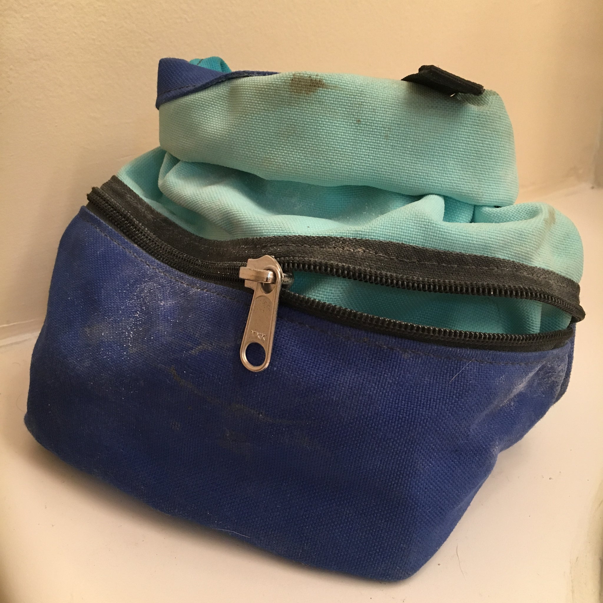 Another corduroy chalk bucket that I made! : r/bouldering